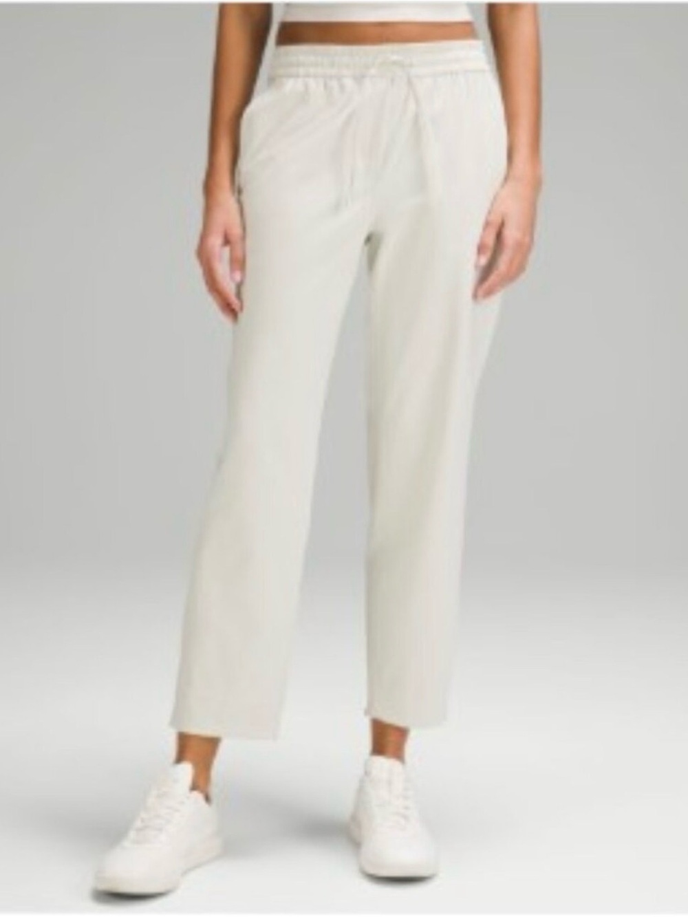 lululemon athletica Beige Top with Cream Pants